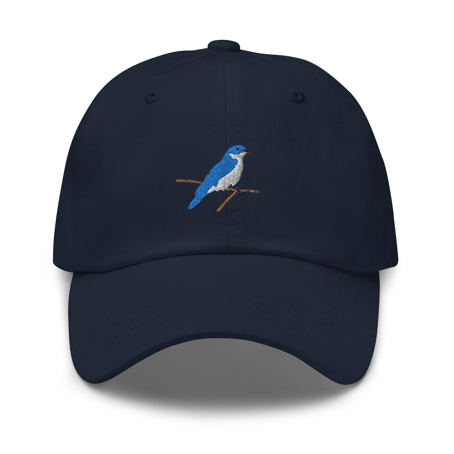 Embroidered Blue Bird Adjustable Cap Elevate Your Style with Nature’s Charm