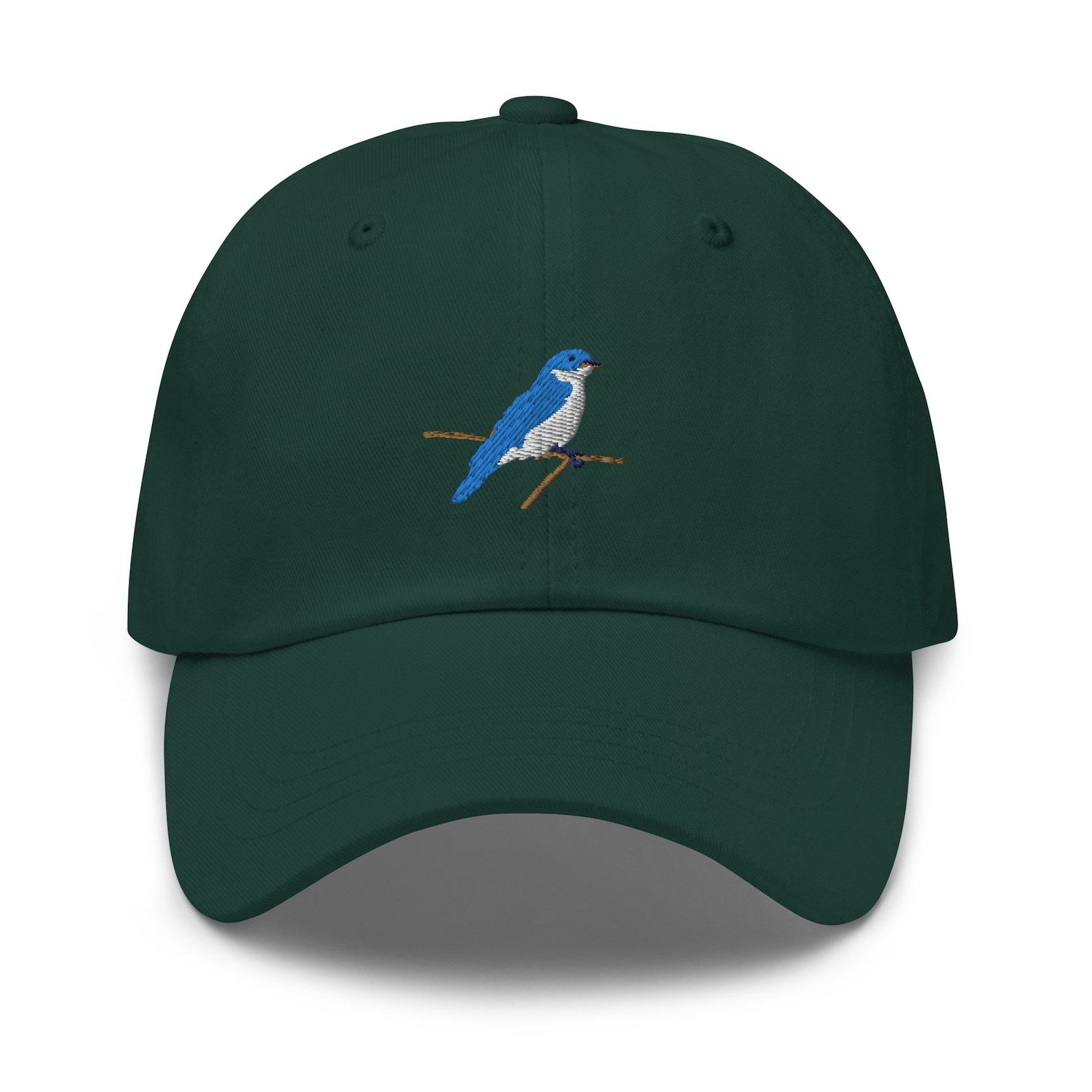Embroidered Blue Bird Adjustable Cap Elevate Your Style with Nature’s Charm