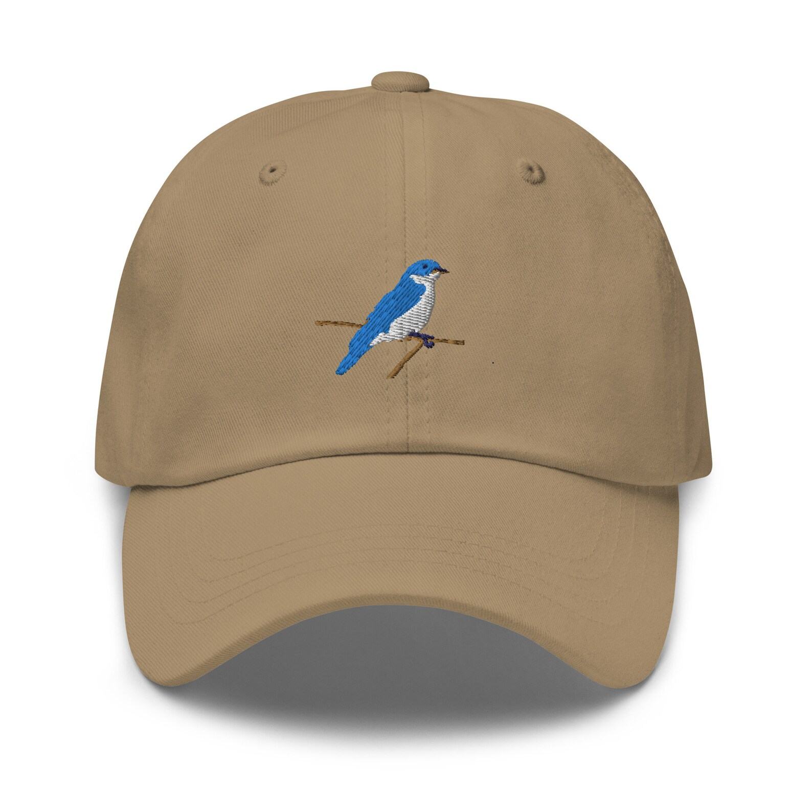 Embroidered Blue Bird Adjustable Cap Elevate Your Style with Nature’s Charm