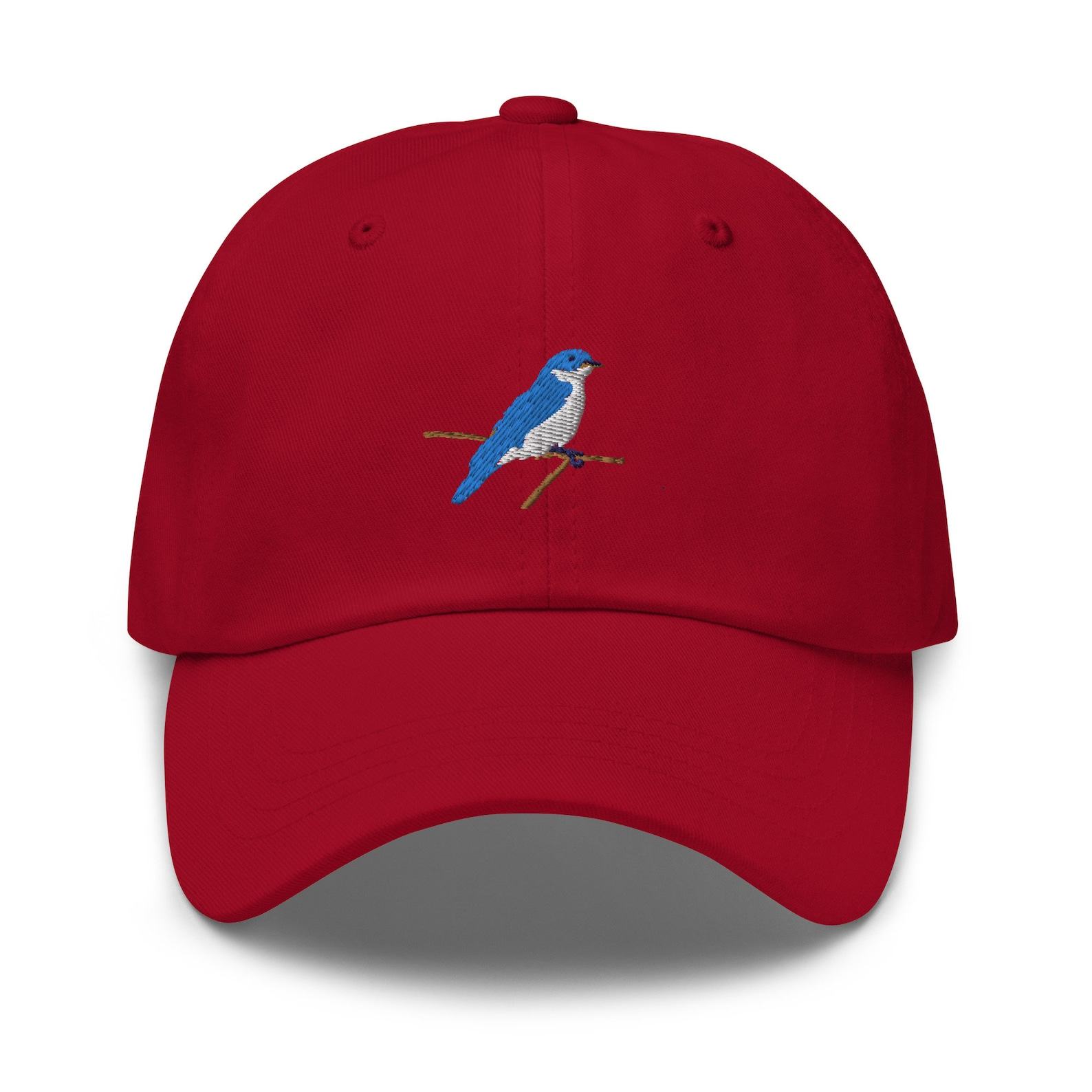 Embroidered Blue Bird Adjustable Cap Elevate Your Style with Nature’s Charm