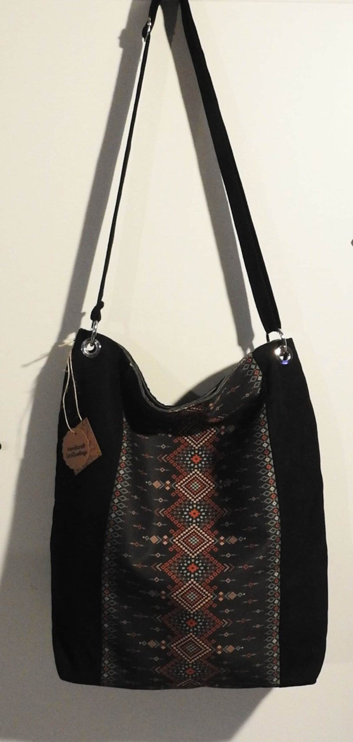 Embroidered Boho Bag A Tapestry of Ethnic Charm and Hippie Spirit - Image 4