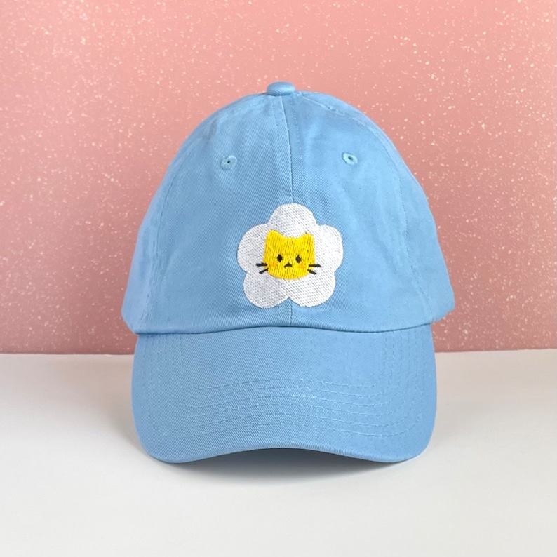 Embroidered Cat Hat Purrfect Accessory for Feline Enthusiasts