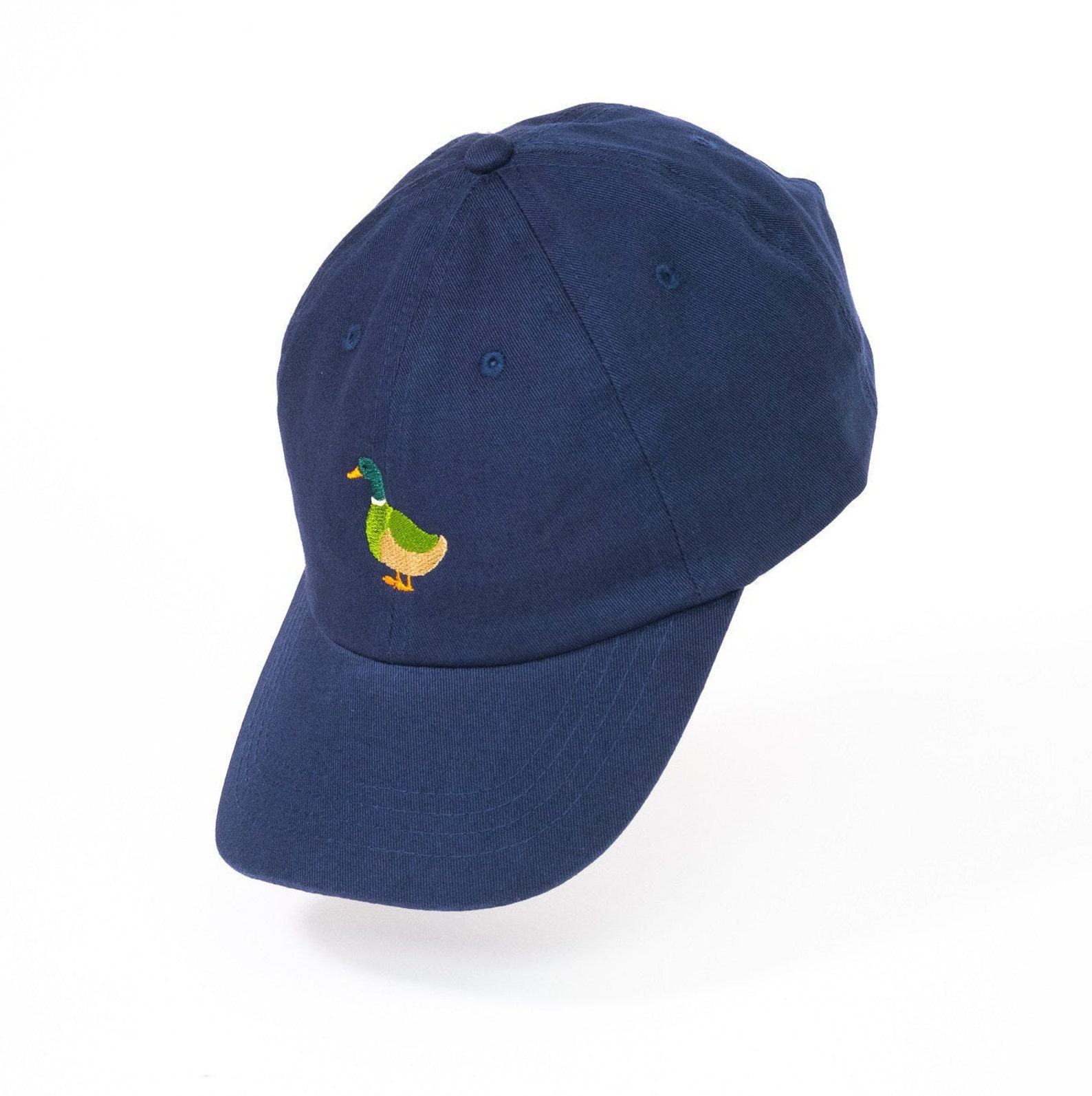 Embroidered Cotton Cap Duck Design | UK-Made Snapback | Stylish Summer Hat | Interesting  Item