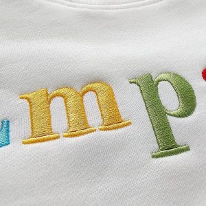 Embroidered Empathy Sweatshirt Spread Kindness and Positivity in Style