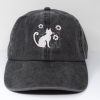 Embroidered Kitten Baseball Cap Purrfect Summer Style for Cat Lovers