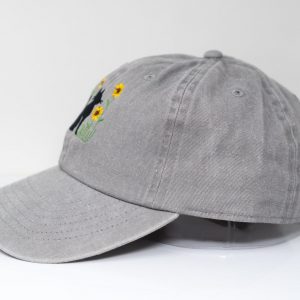 Embroidered Kitten Baseball Cap Purrfect Summer Style for Cat Lovers