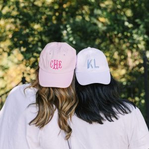 Embroidered Monogrammed Baseball Cap Personalize Your Style with a Touch of Elegance