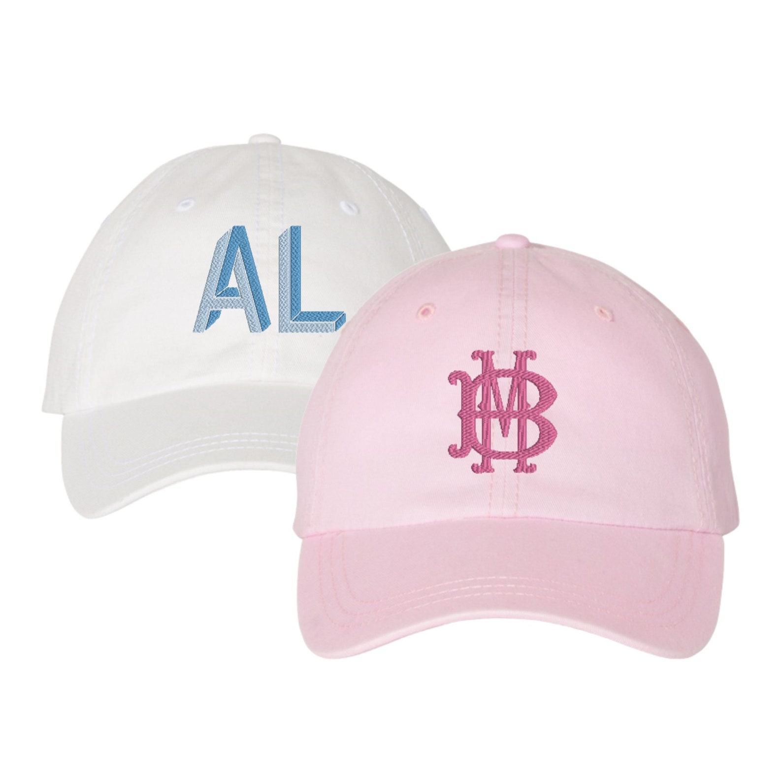 Embroidered Monogrammed Baseball Cap Personalize Your Style with a Touch of Elegance