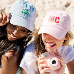 Embroidered Monogrammed Baseball Cap Personalize Your Style with a Touch of Elegance