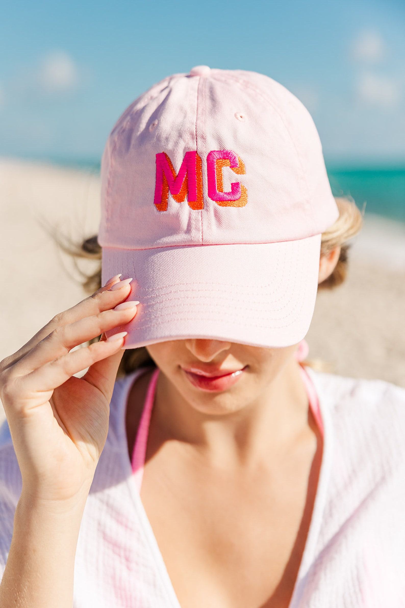 Embroidered Shadow Monogrammed Baseball Cap Elevate Your Style with Personalized Elegance - Image 5