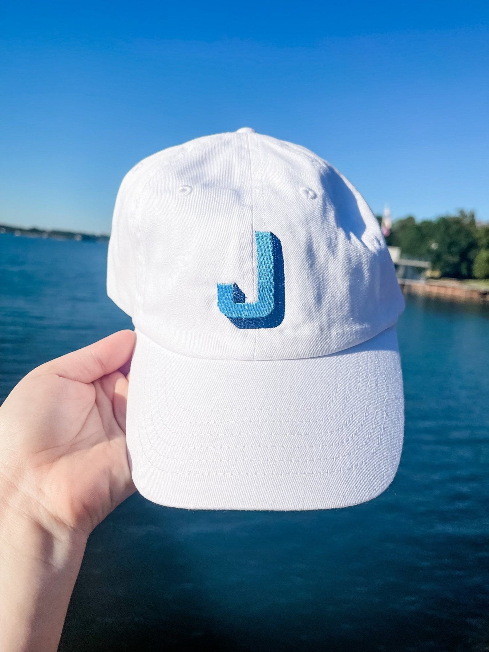 Embroidered Shadow Monogrammed Baseball Cap Elevate Your Style with Personalized Elegance - Image 4