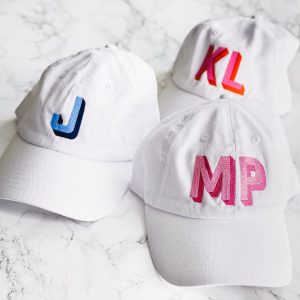 Embroidered Shadow Monogrammed Baseball Cap Elevate Your Style with Personalized Elegance