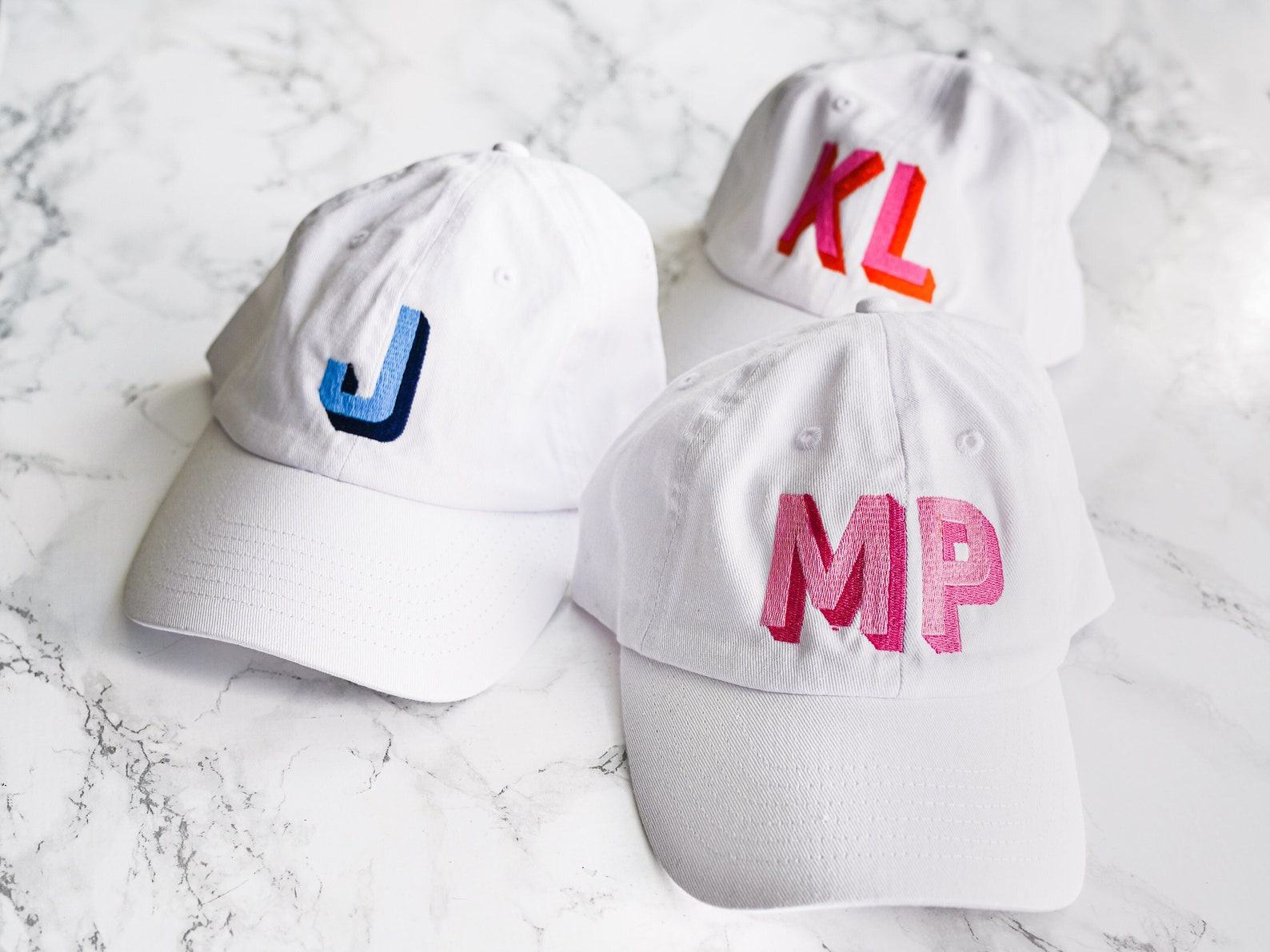 Embroidered Shadow Monogrammed Baseball Cap Elevate Your Style with Personalized Elegance - Image 3