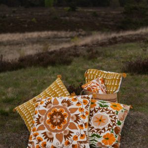 Embroidered Suzani Handwoven Pillow Cushion Covers Ethically Crafted, Fair & Slow