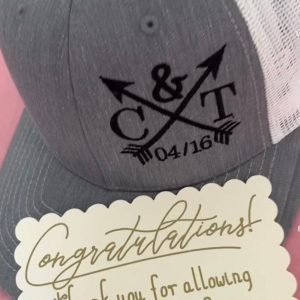 Embroidered Trucker Hats for the Perfect Wedding Party Celebrate in Style