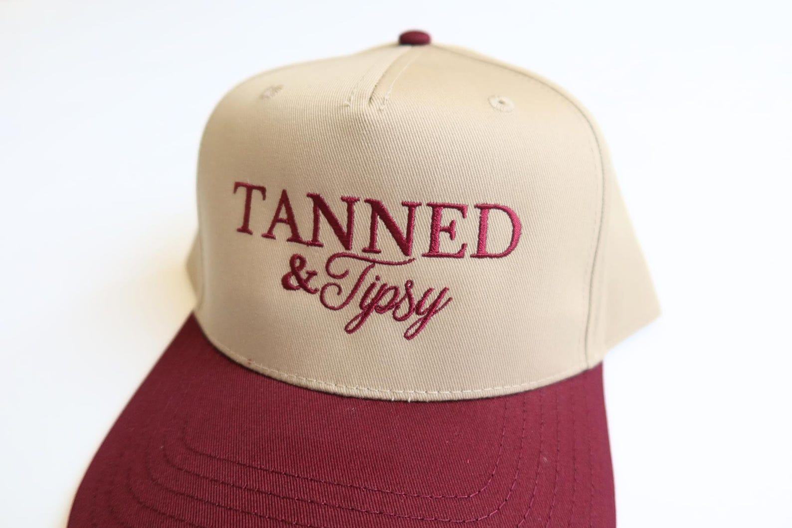 Embroidered Vintage Trucker Hat Tanned, Tipsy, and Ready for Margs - Image 2