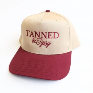 Embroidered Vintage Trucker Hat Tanned, Tipsy, and Ready for Margs