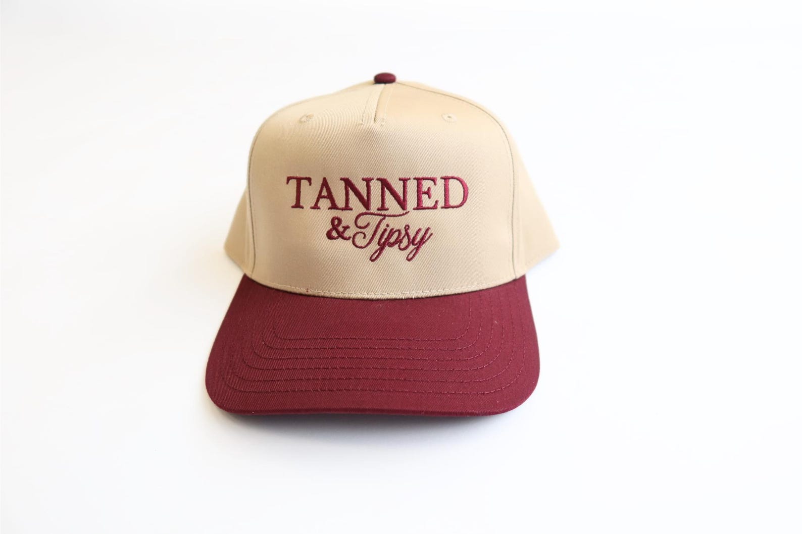 Embroidered Vintage Trucker Hat Tanned, Tipsy, and Ready for Margs - Image 6