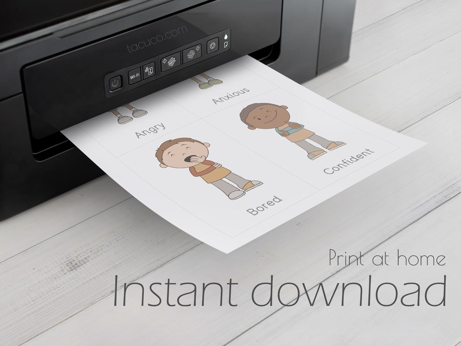 Emotions Flashcards Empowering Kids to Express and Understand Feelings - Image 2