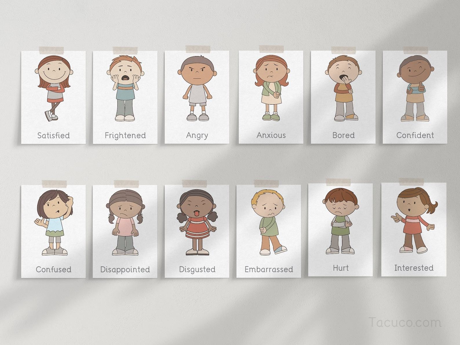 Emotions Flashcards Empowering Kids to Express and Understand Feelings - Image 5