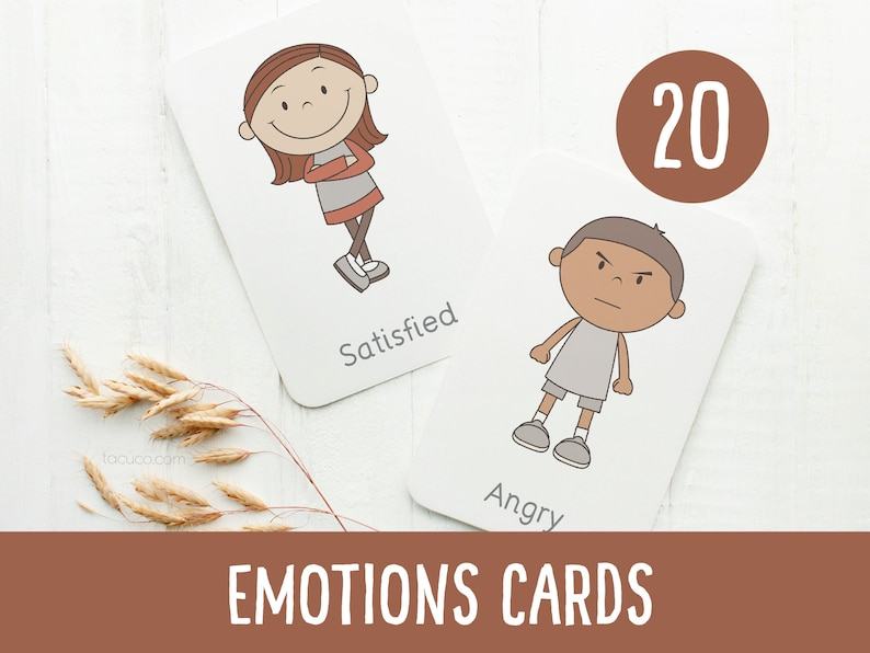 Emotions Flashcards Empowering Kids to Express and Understand Feelings
