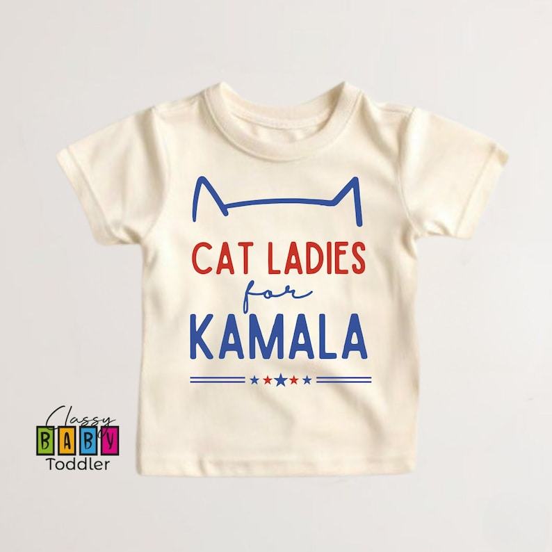 Empower the Future Cat Ladies for Kamala Harris 2024 Youth T-Shirt