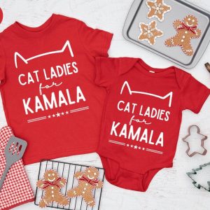 Empower the Future Cat Ladies for Kamala Harris 2024 Youth T-Shirt