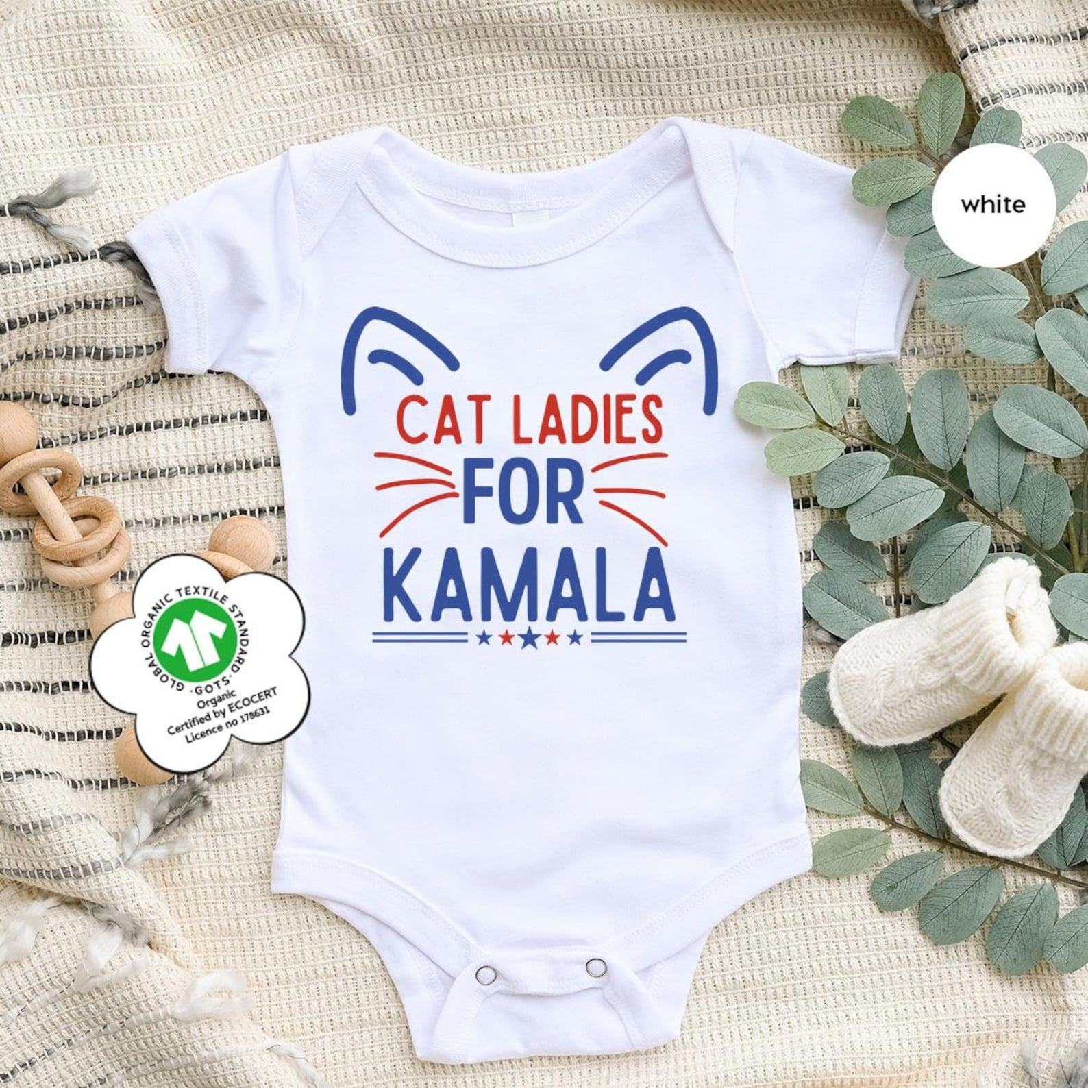 Empower the Future Cat Ladies for Kamala Kids Shirt, Inspiring Young Leaders