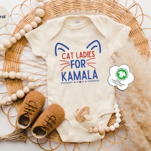 Empower the Future Cat Ladies for Kamala Kids Shirt, Inspiring Young Leaders