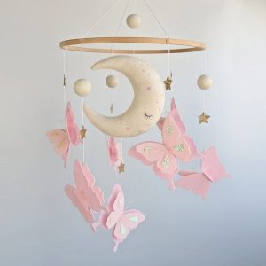 Enchanted Butterfly Haven A Serene Mobile for Baby’s Dreams
