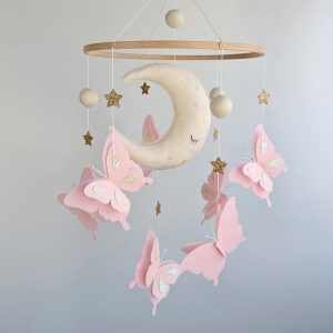 Enchanted Butterfly Haven A Serene Mobile for Baby’s Dreams