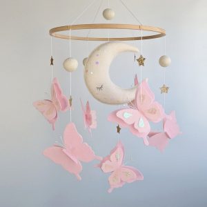 Enchanted Butterfly Haven A Serene Mobile for Baby’s Dreams