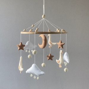 Enchanted Woodland Baby Geese Mobile A Serene and Realistic Nursery Haven