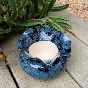 Enchanting African Violet Haven Self-Watering Ceramic Planter in Vibrant Hues