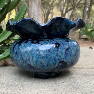 Enchanting African Violet Haven Self-Watering Ceramic Planter in Vibrant Hues