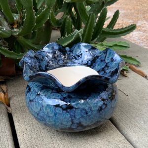 Enchanting African Violet Haven Self-Watering Ceramic Planter in Vibrant Hues