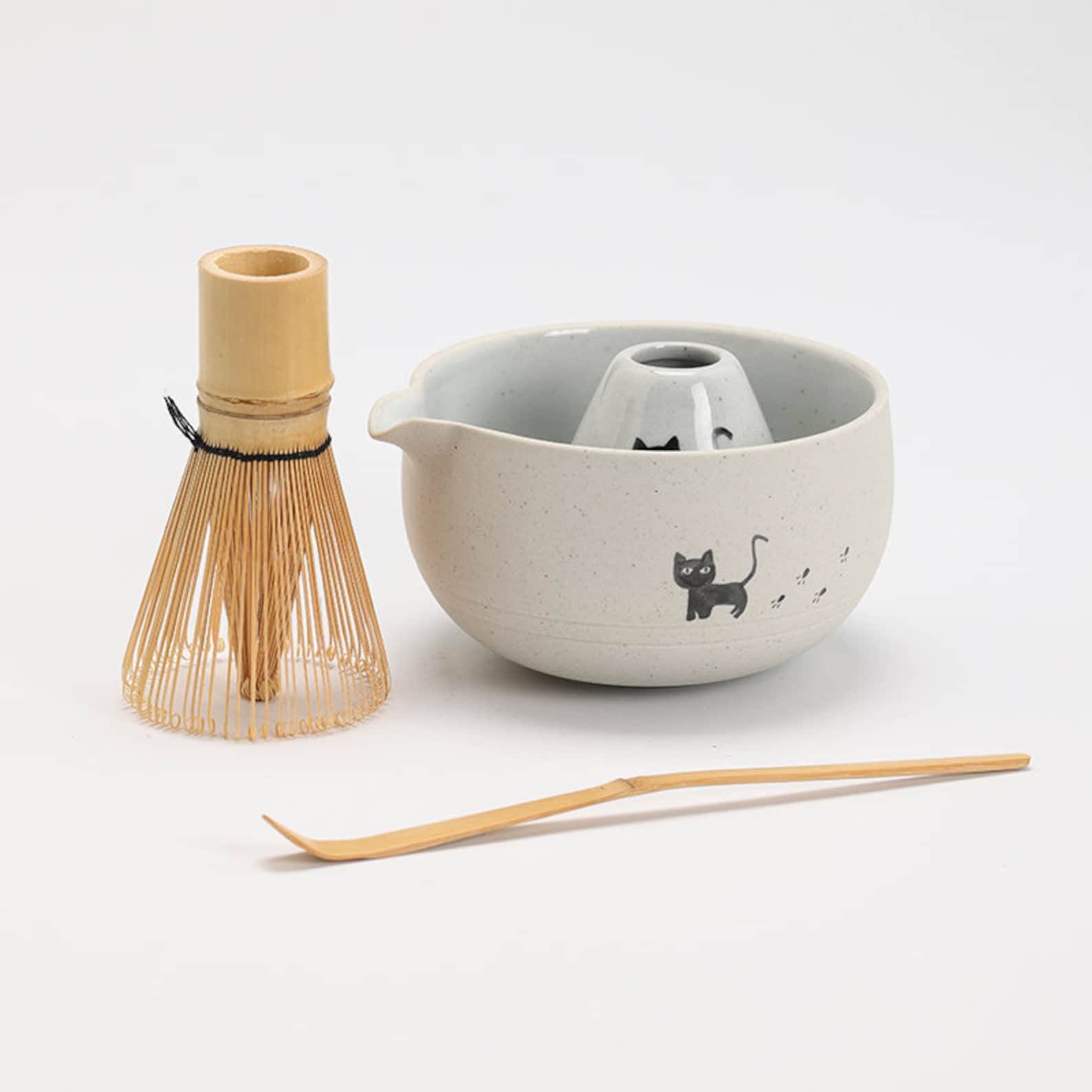 Enchanting Black Cat Matcha Bowl A Feline-tastic Tea Ceremony Experience