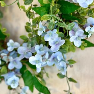 Enchanting Blue Hydrangea Wreath Rustic Charm for Your Abode