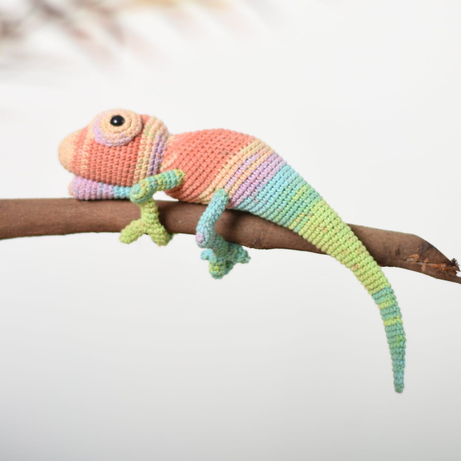 Enchanting Chameleon and Gecko Crochet Creations A Colorful Adventure for Kids