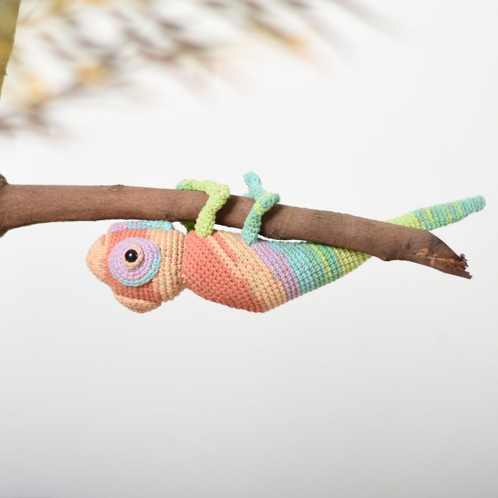 Enchanting Chameleon and Gecko Crochet Creations A Colorful Adventure for Kids