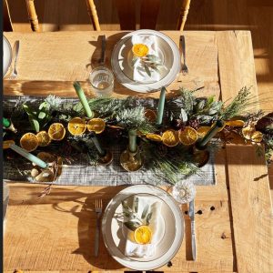 Enchanting Citrus Garland Dried Orange Slices for Festive Decor and Aromatherapy