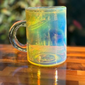 Enchanting Color-Shifting Glass Mug A Kaleidoscope of Hues for Your Morning Brew