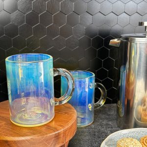 Enchanting Color-Shifting Glass Mug A Kaleidoscope of Hues for Your Morning Brew