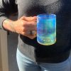 Enchanting Color-Shifting Glass Mug A Kaleidoscope of Hues for Your Morning Brew