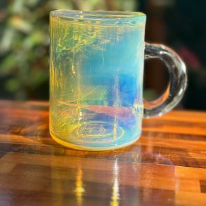 Enchanting Color-Shifting Glass Mug A Kaleidoscope of Hues for Your Morning Brew