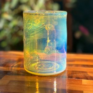 Enchanting Color-Shifting Glass Mug A Kaleidoscope of Hues for Your Morning Brew