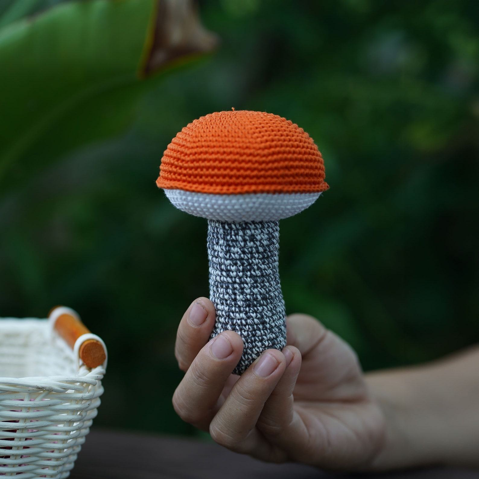 Enchanting Crochet Mushroom A Whimsical Plush Toy for Kids and Home Decor