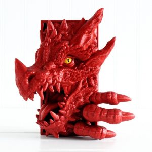 Enchanting Dragon Book Nook Illuminate Your Bookshelf with Fantasy and Wonder