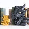 Enchanting Dragon Book Nook Illuminate Your Bookshelf with Fantasy and Wonder