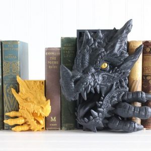 Enchanting Dragon Book Nook Illuminate Your Bookshelf with Fantasy and Wonder